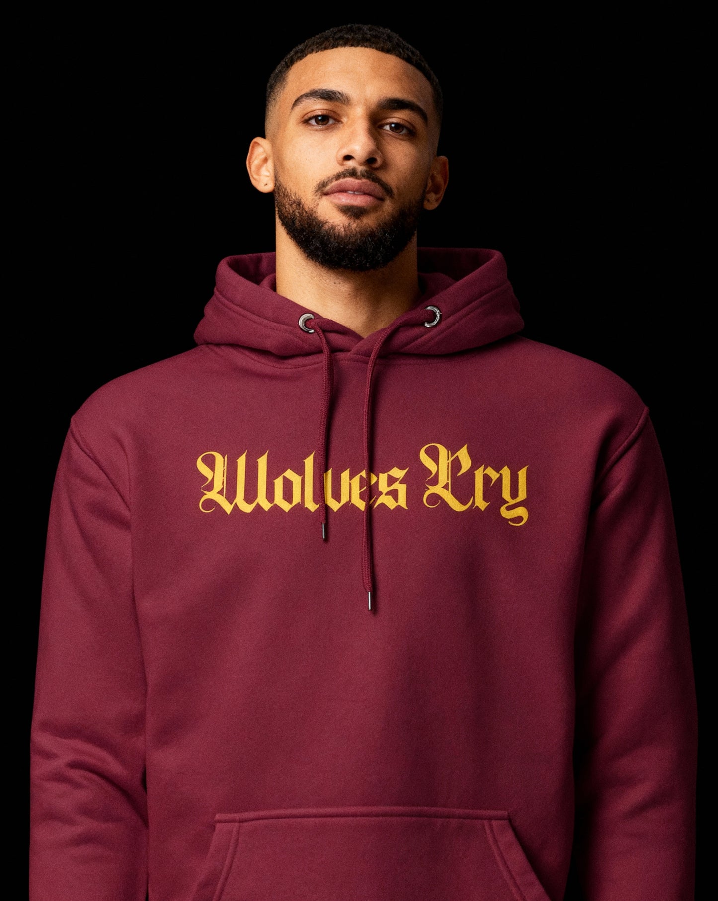 Everyday Spellout Hoodie — Maroon & Gold