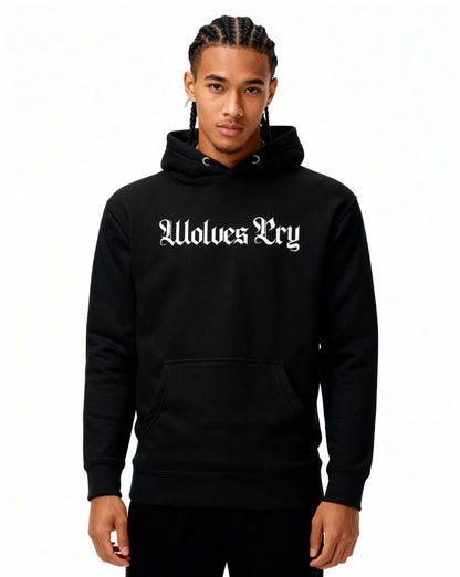 Everyday Spellout Hoodie — Black & White