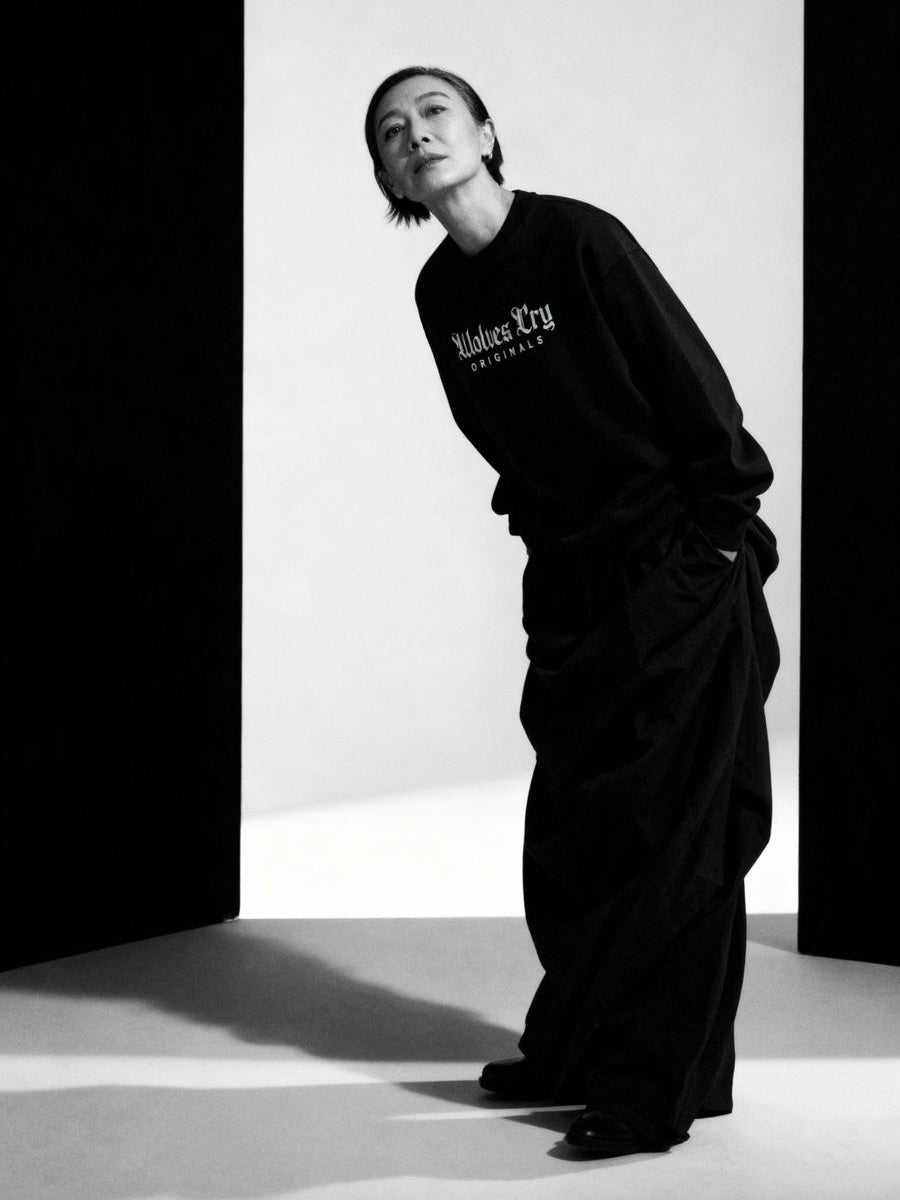 Embroidered Plain Jane- Black